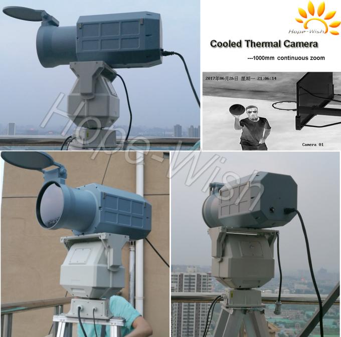 Камера термического изображения наблюдения ПТЗ с объективом фокуса детектора ФПА МКТ автоматическим