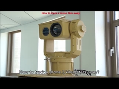 Камера слежения дальнего действия системы наблюдения PTZ термальная военного класса ультракрасная