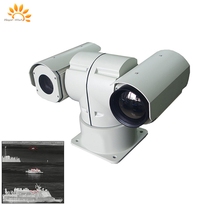 IP67 PTZ инфракрасные камеры видеонаблюдения H.264 Лазерная Т-образная двойная тепловая камера