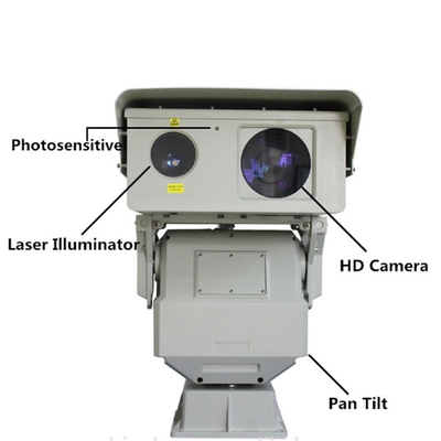камера лазера безопасностью долгосрочная ПТЗ 1КМ ультракрасная с иллюминатором инфракрасн 808нм