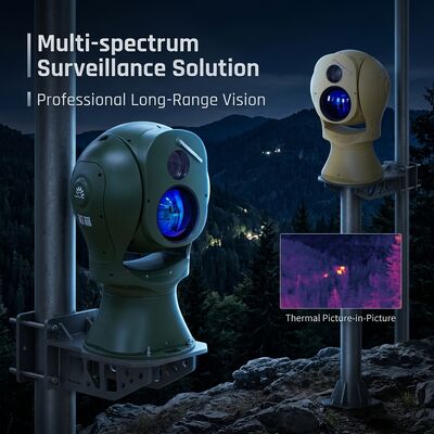 Многоспектральная оптико-электронная платформа, дальняя инфракрасная камера с тепловым объективом