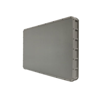 Радар обнаружения дронов с фазовой разверткой, размером антенны 40 см, с тепловизионной камерой дальнего действия